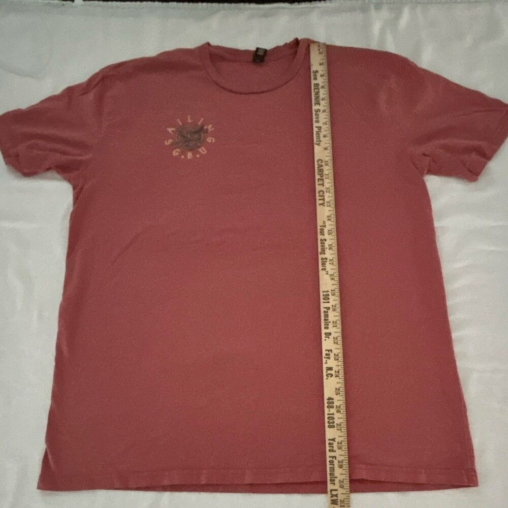 AS Colour Men's Graphic Print Crew Neck Short Sleeve T-Shirt XL Red 0156
